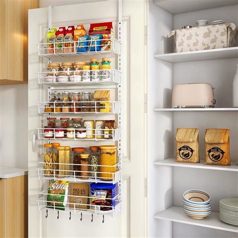 Over The Door Kitchen Pantry Storage Rack Amazon.com: Mefirt 12 Inch