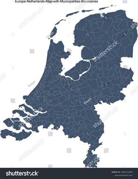 Netherlands map of europe - map of europe dutch