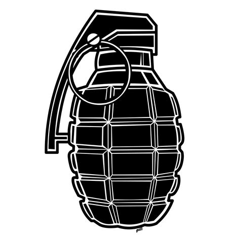 Pineapple Grenade Vector