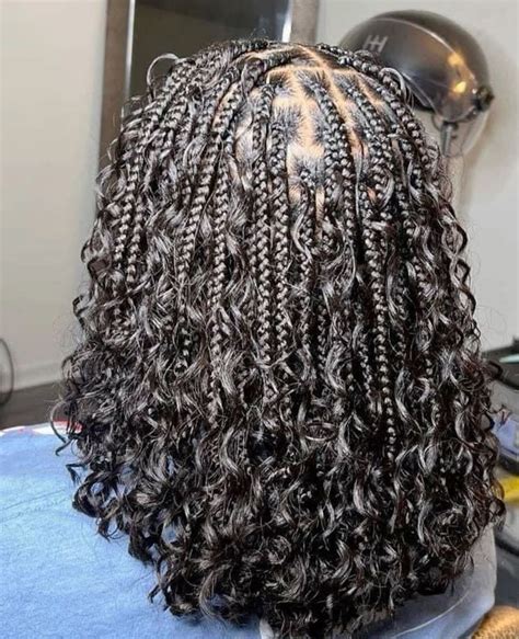 Braids•boho•black•ponytail•brown•girl•women•protective•hair growth•hair ...