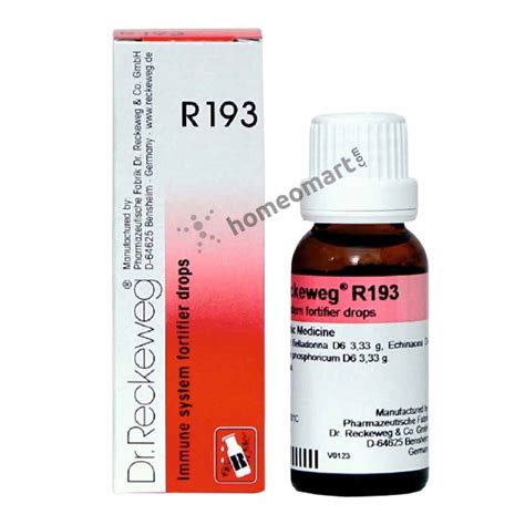 Dr.Reckeweg R193 Immune Fortifier Drops - Natural Immune System ...