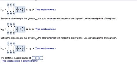 Image result for Finding Mass Using a Triple Integral