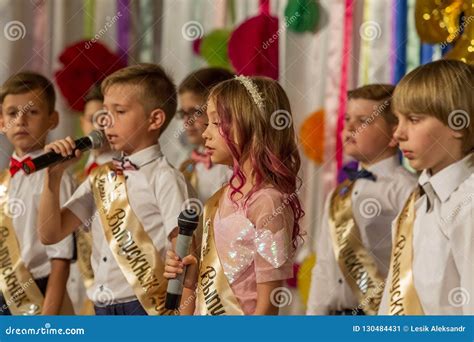 Odessa, Ukraine - May 31,2018: Children`s Musical Group Sing and ...