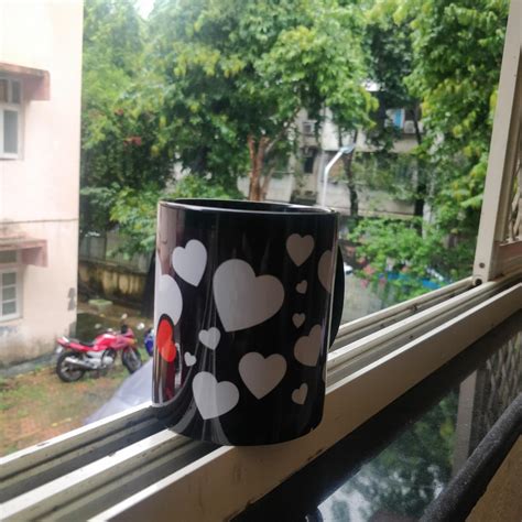 Buy Tuelip 'Be Mine' Printed Ceramic Black Mug - Perfect for Coffee and ...