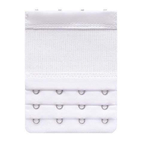 Ctreela Women's Bra Extender, 4 Hook 3 Row, Soft Elastic Bra Strap ...