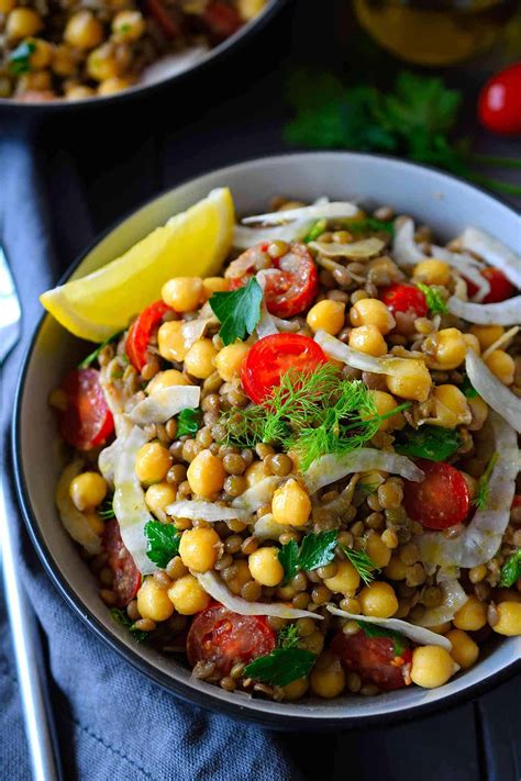 Bean and Lentil Salad Recipe - The Stingy Vegan