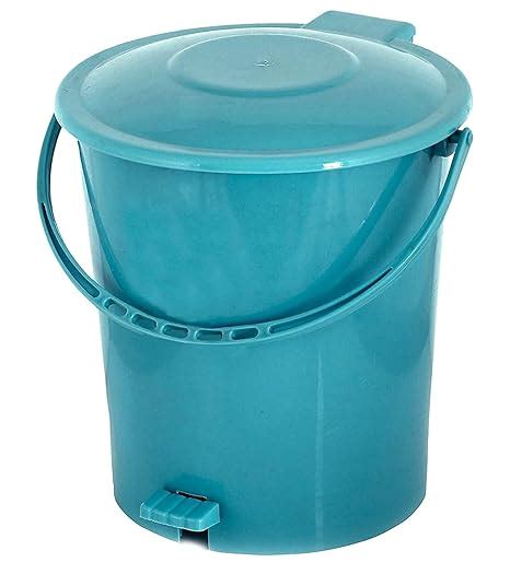 Kuber Industries Plastic Dustbin Garbage Bin with Handle, (10 L, Green ...