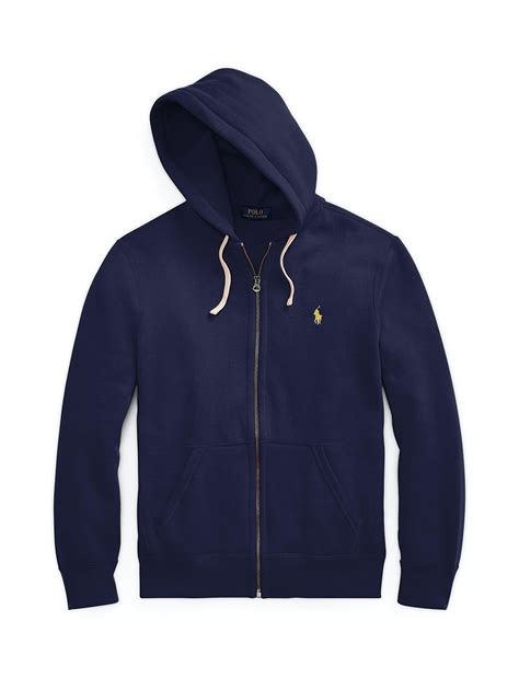 Polo Ralph Lauren Fleece Full-Zip Hoodie Navy – routleys.com.au