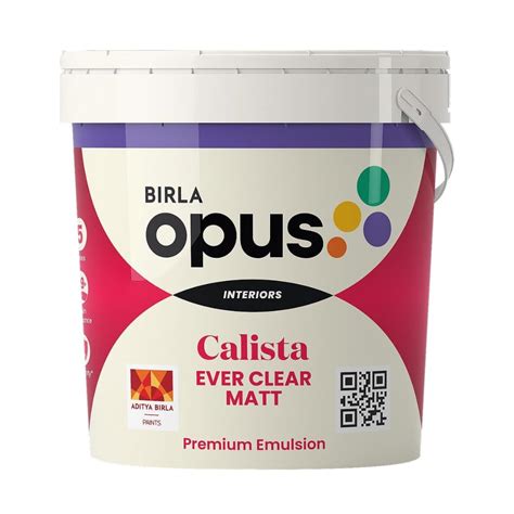 Birla Opus Calista Ever Clear Matt Interior Emulsion Paint – Superior ...