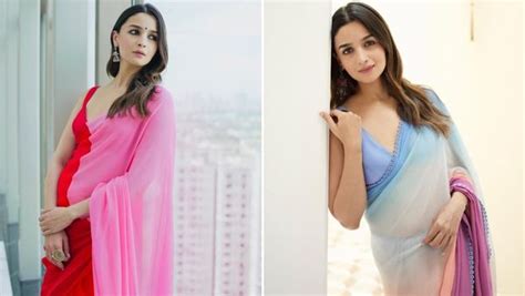 Obsessed with Alia's chiffon saree looks? Here's where to buy similar ones