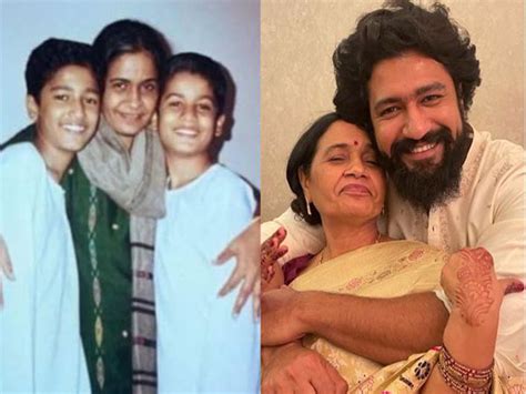 Vicky Kaushal shares adorable throwback photo on mom Veena's birthday ...