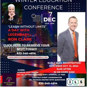 2024 North Louisiana Winter Learn Without Limits Conference , Monroe ...