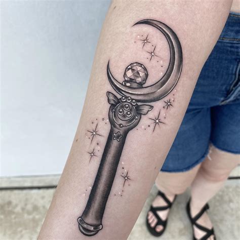 Sailor Moon Wand Tattoo