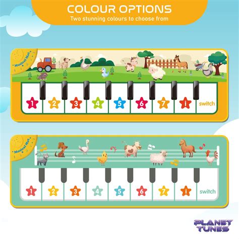 3 in 1 Rock N Roll Musical Piano Playmat for Kids 3 Years+|PLANETTUNES ...