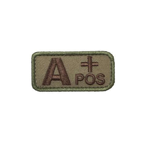 A+ Blood Type Patch OCP with Hook Fastener | Insignia Depot