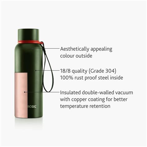 Buy Borosil Trek Flask - 700ml. from Borosil at just INR 1055.0