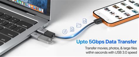 DR VAKU® Plugease Type-C to USB-A OTG Adapter Connector USB 3.0 Fast ...