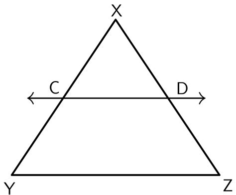 Image result for Triangle Proportionality Theorem Examples
