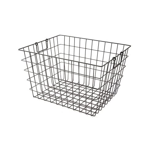 Rectangle Wire Basket - Large, Black - Kmart