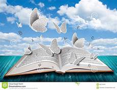 libro lettere d open book with butterflies letters on blue sky stock libro lettere d open book with butterflies letters on blue sky stock