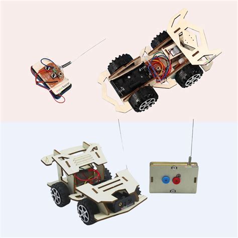 DIY Wooden Remote Controlled Racing Car STEM Kit