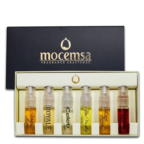MOCEMSA Perfume Trial Set Gift Set for Women Pack of 6 Testers Pocket ...