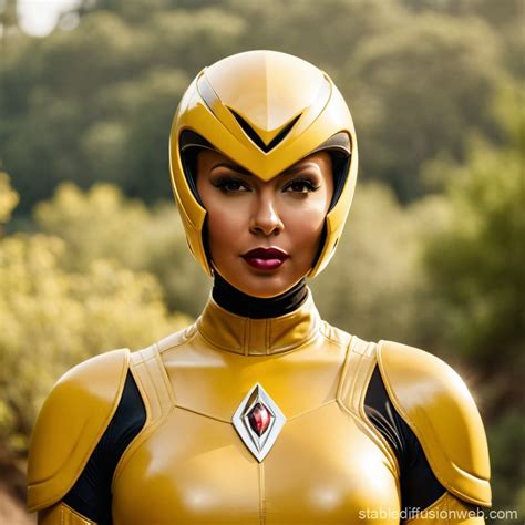 Amber Rose as Power Ranger | Stable Diffusion Online