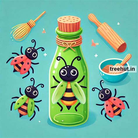 Cricket Bugs Bottle Decoration Ideas, Bottle Craft Ideas
