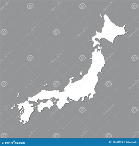 Printable Blank Map Of Japan