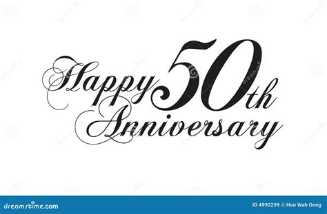 Happy 50th anniversary stock illustration. Illustration of gifts - 4992299