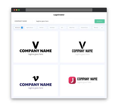 Letter V Logo Design: Create Your Own Letter V Logos