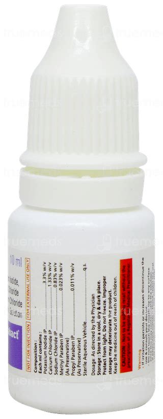Catabact Opthalmic Solution 10ml - Uses, Side Effects, Dosage, Price ...