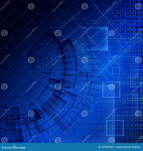 Soft Blue Tech Pattern HD Image 的图像结果