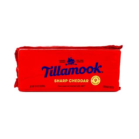 Tillamook Sharp Cheddar 2 lb. Loaf – Marin Cheese