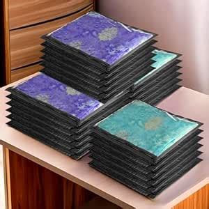 Kuber Industries Non Woven Foldable Saree Covers With Zip|Single Saree ...