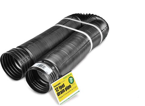 Amazon.com: Flex-Drain 51910 Flexible/Expandable Landscaping Drain Pipe ...
