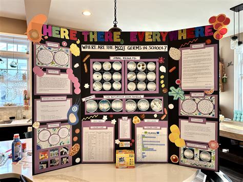 8th Grade Science Fair Bacteria Tri-Fold