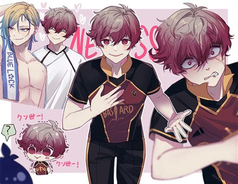 isagi yoichi, michael kaiser, and alexis ness (blue lock) drawn by ...