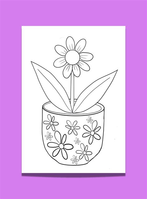 Get Ready to Bloom with Creativity! 13 Delightful Flower Pot Template ...