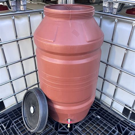58 gallon screw top rain barrel (with spigot) | AquaContainers