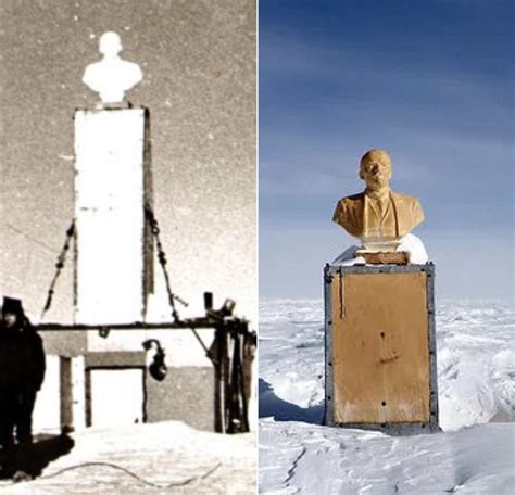 On December of 1958, Soviet scientists build a statue of Vladimir Lenin ...