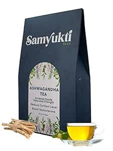 SAMYUKTI Ashwagandha Organic Green Tea | 100% Natural Green Tea ...