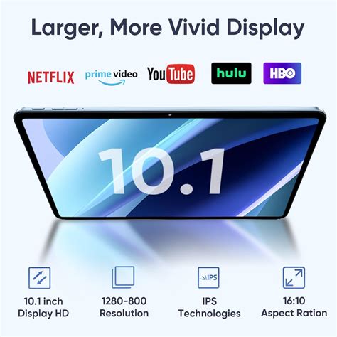 EDDBNi Android 15 Tablet 10.1 inch Tablet 2025 Latest India | Ubuy