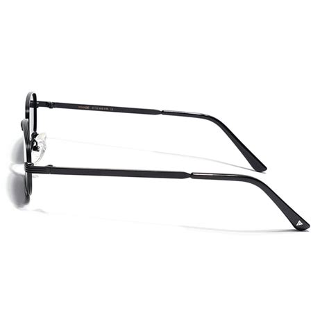 Vesper | Black Polarized Rectangle Sunglasses (Black Lens - PMG5845)