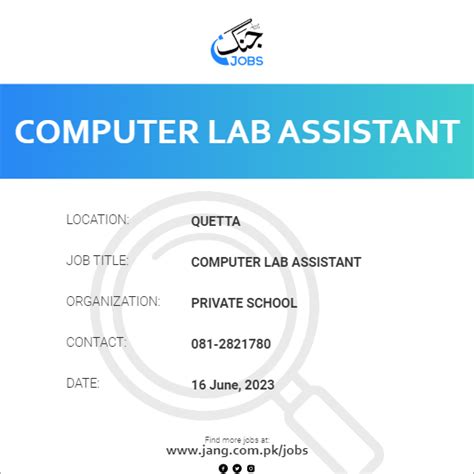 Image result for Computer Science Lab Assistant
