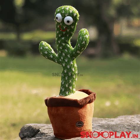 Buy Rechargeable Dancing Cactus Musical Plush Toy (6 Months - 4 Year ...