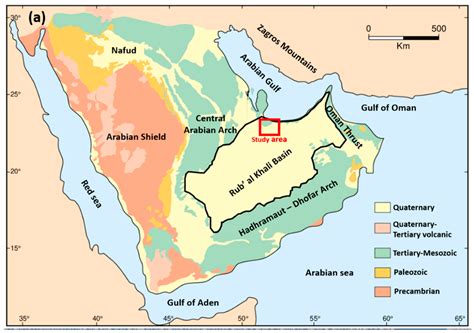 Rub Al Khali Desert On World Map