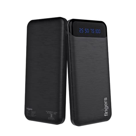 Front & Back View Of FINGERS Kickstart-P15 Power Bank