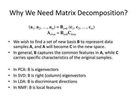 Matrix Decomposition Methods and Perfromance 的图像结果