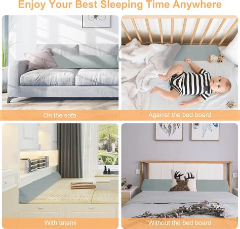 Buy Aurako Twin Size Bed Wedge Pillow Headboard Pillow Mattress Wedge ...